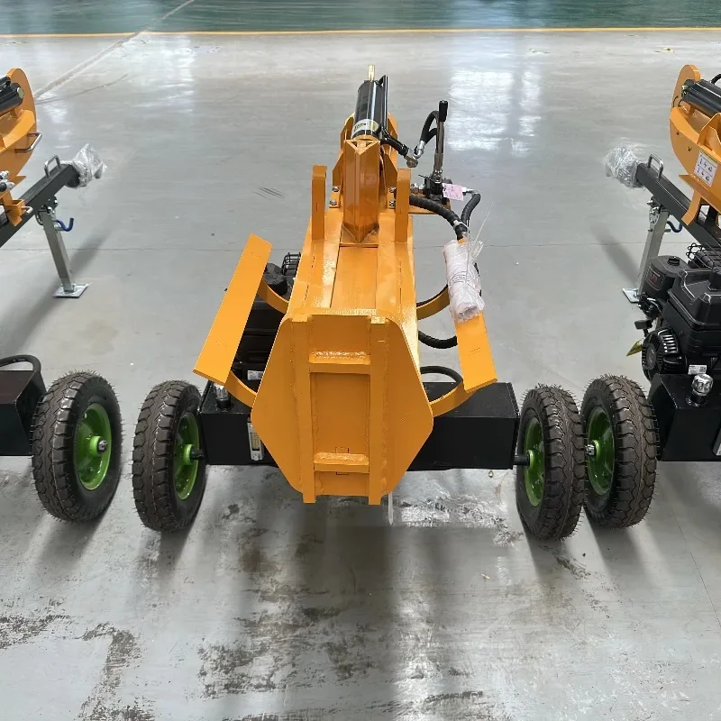 Divisor de madeira hidráulico para máquinas silvestres WChina Rail da China usa motor pode dividir até 8 toneladas de madeira para baixo P