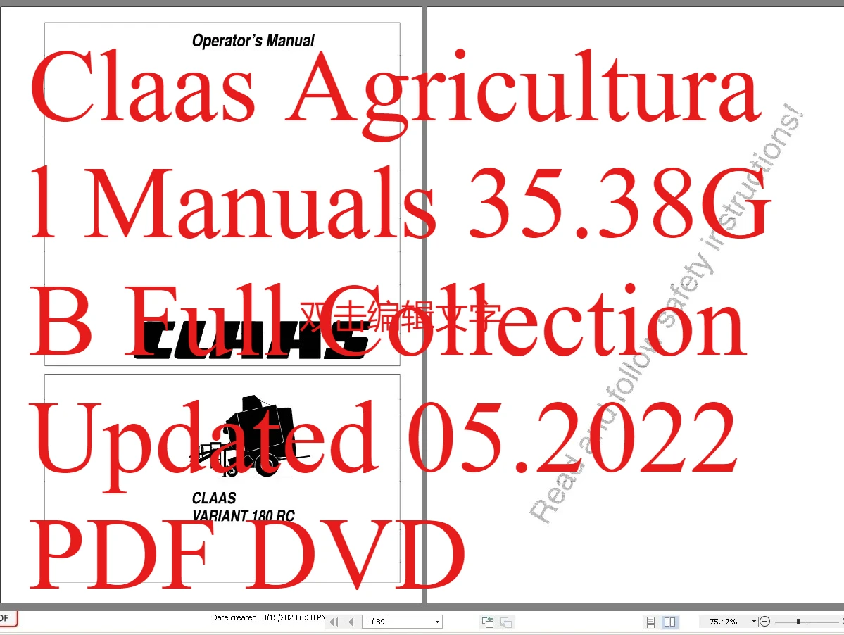 

AutoDVD Claas Сельскохозяйственные инструкции, 35,38 ГБ, полная коллекция, обновленный PDF-DVD-DVD 05.2022 гг.
