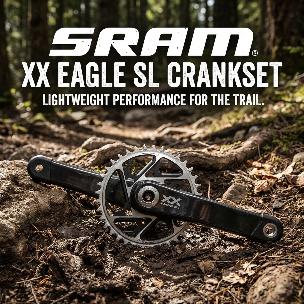 

SRAM XX Eagle SL Crankset FC-XX-SL-D1 34T 165mm, 170mm, 175mm 12SPEED Q168/Q174 Eagle, T-Type light hollow-core carbon