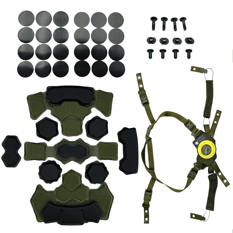 Fourth Generation Wendy Helmet Suspension System Helmet Lanyard FAST MICH Outdoor Hunting BK/DE/RG Helmet Accessores
