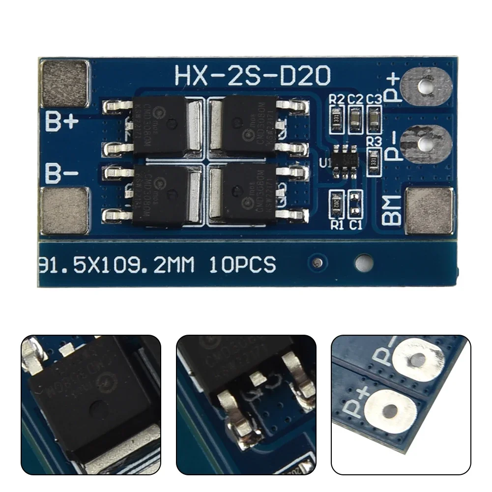 HX-2S-D20 2s 7,4 V Lithium-Batterie-Schutz platine 13a Arbeits strom 20a Schutz platine für 12V elektronische Strom versorgung