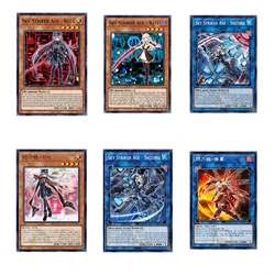 Yu-Gi-Oh! DIY Chinese/Japanese/English Card Sky Striker Ace series Anime Cartoon Board Game Collection Card Festival gifts