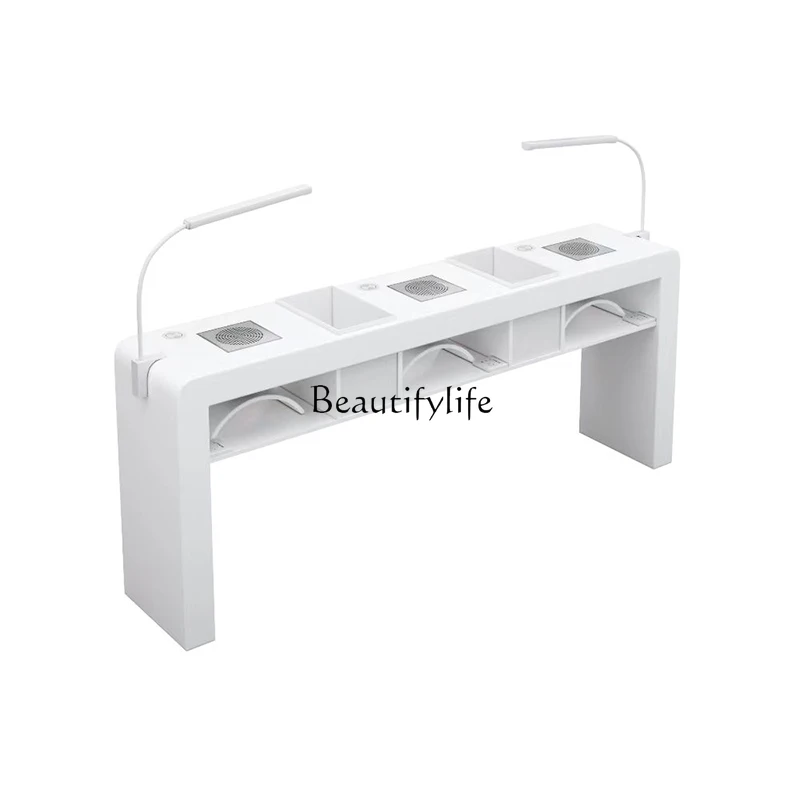 

Italian Modern Nail Table Luxury Trendy Glam Portable Manicure Table Professional Premium Table Manucure Salon Furniture