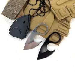 Outdoor Stainless Steel Sharp Knife Mini Straight Knife Outdoor Camping Travel Tool Holiday Gift