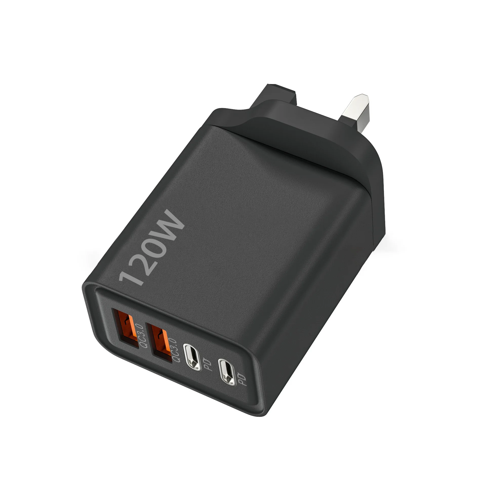 Fast Charging USB Type C Charger 120W 4 Port PD Quick Charge 3.0 For iPhone Samsung Xiaomi Huawei EU US UK Plug Phone Adapter image 3