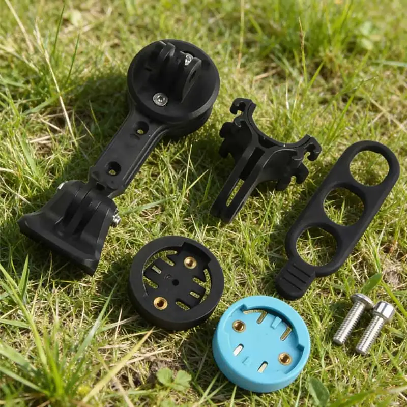

High Quality Lightweight Bike Handlebar Mount Bracket Kit About 75g Durable Aluminum Alloy Cycling Accessory Easy Install Stable