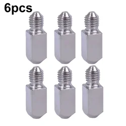 2/4/6pcs Square Metal Drive Pin Stud Mixer Parts For Oster 6628 6632 Rubber Connectors Shaft Juicer Conversion Head Replacement