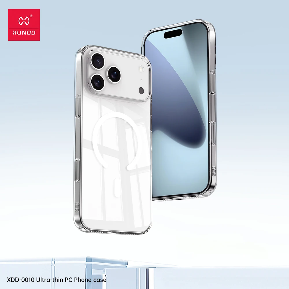 

Xundd Magnetic Case For iPhone 17 Pro Max 17 Pro Air Clear Case,Camera Protection,Wireless Charging Ultra Transparency PC Cover