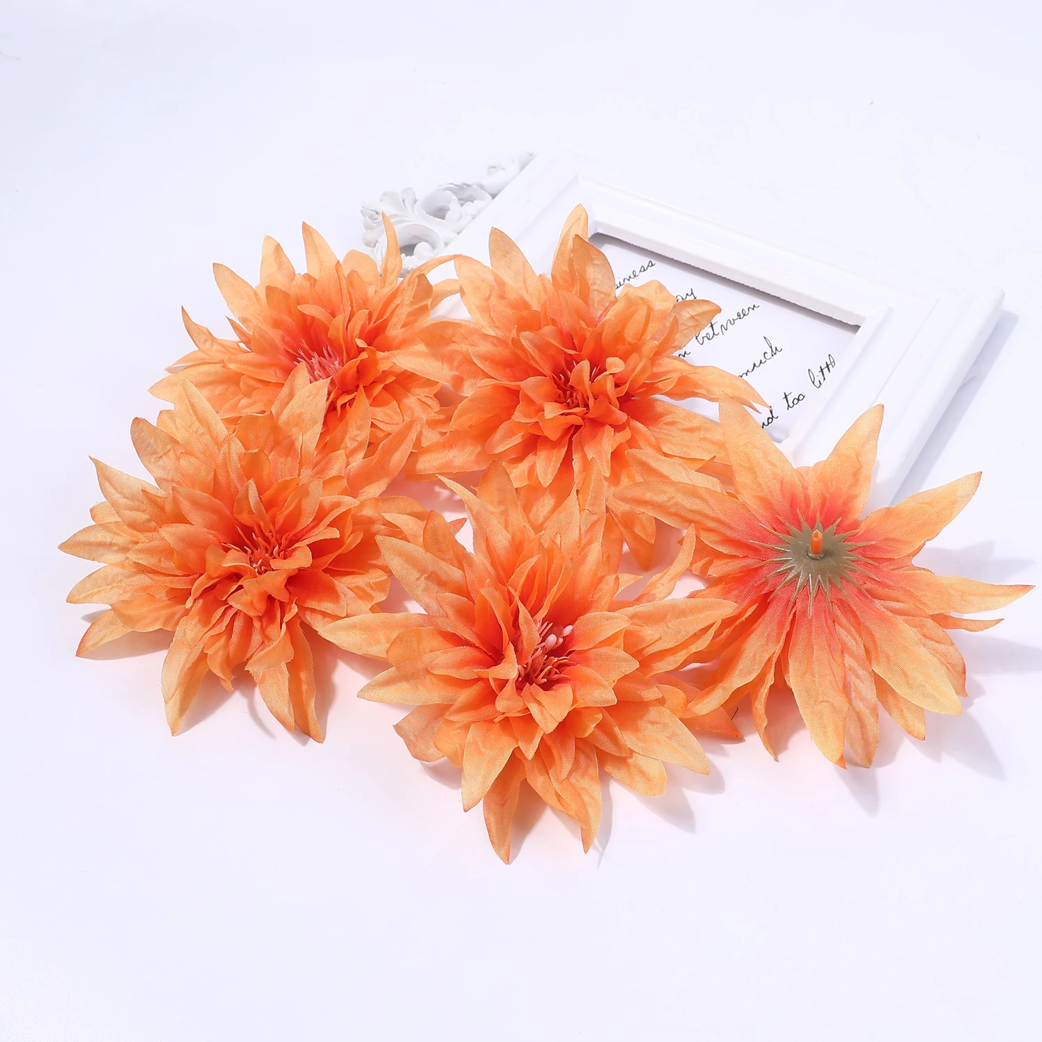 5/10 Stück künstliche Blumenköpfe, 11 cm, künstliche Blumen für Heimdekoration, Partyzubehör, Hochzeit, Hochzeit, Dekoration, DIY-Geschenke, Zubehör – Detail 8