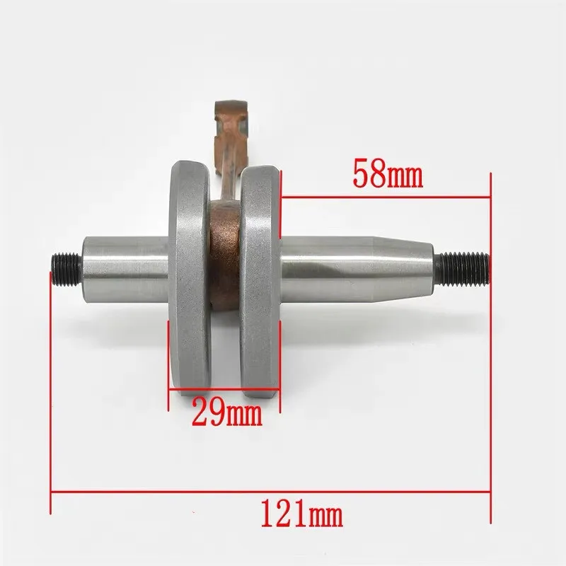 1 SET Crankshaft for Kawasaki TJ45 TJ45E KBL45 engine Brush cutter Trimmer hole digger Drill hole Crank shaft replacement