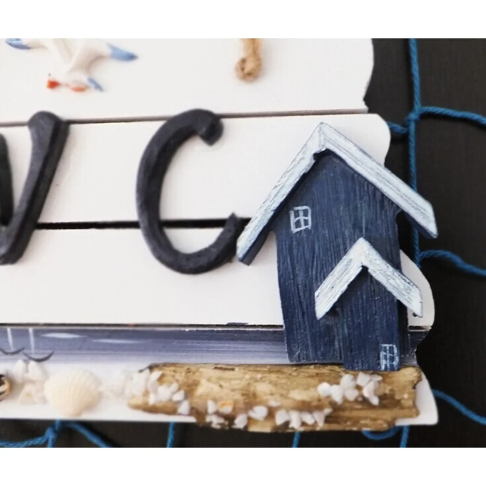 

Wooden Wc Plaque Handcrafted Wall Hanging Board Mediterranean Style Bathroom Decor Wood Carved Art For