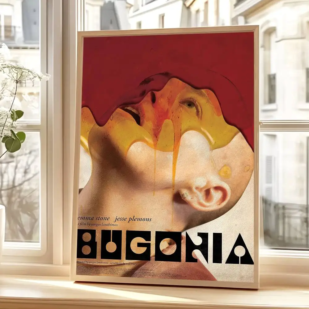 ملصق فيلم Bugonia يطبع ذاتي اللصق للمنزل مناسب لتزيين غرفة المعيشة