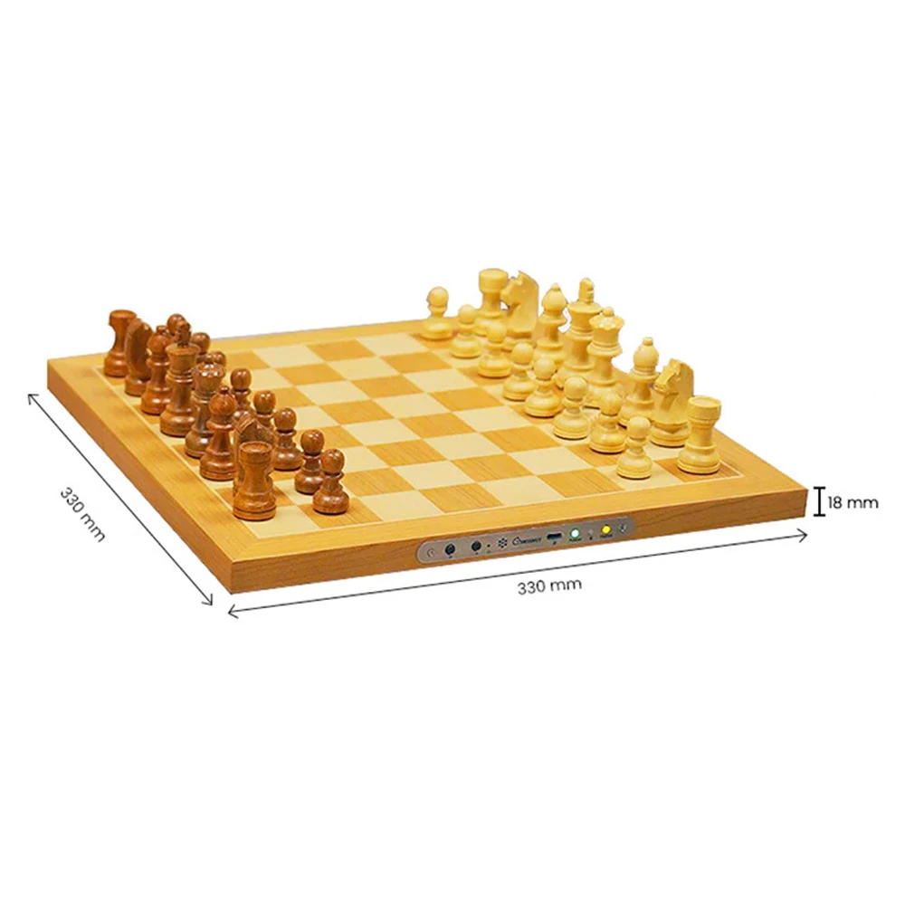 

Cherry Wood Dgt Chess Board Wooden Chess Beech Wood Chess Pieces