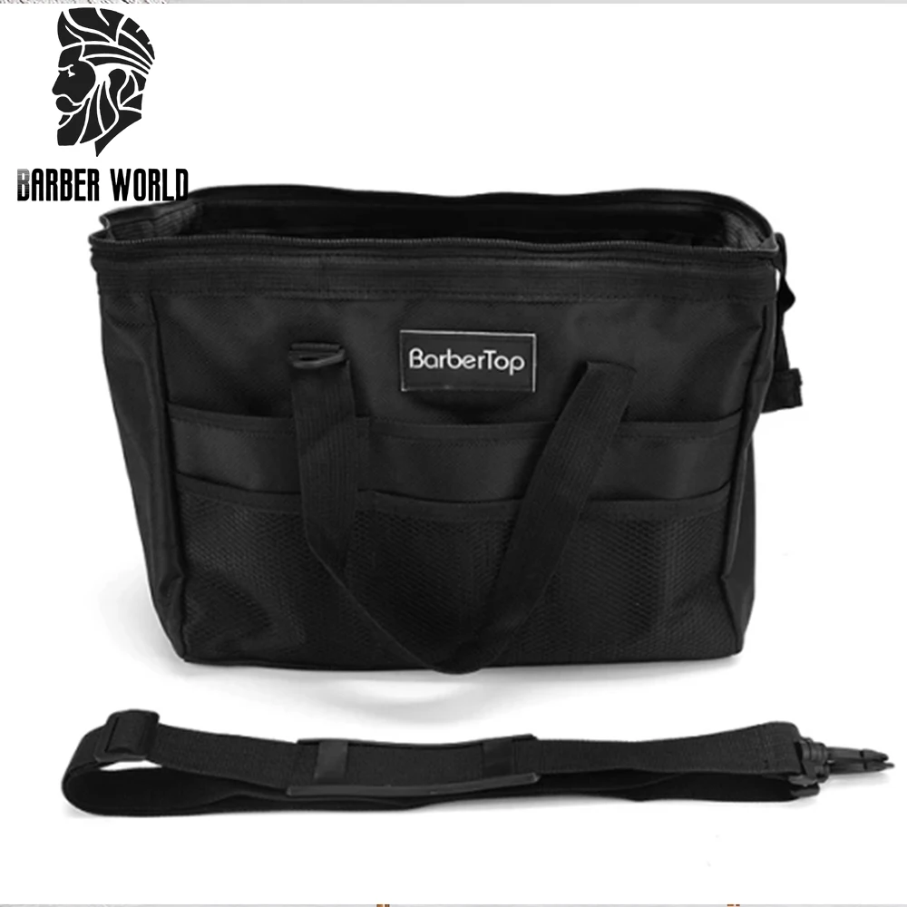 Barber Hairdressing Tool Storage Bag Large Capacity Cosmetic Organizer Salon Hair Stylist Tool Multifunctional Messenger Bag