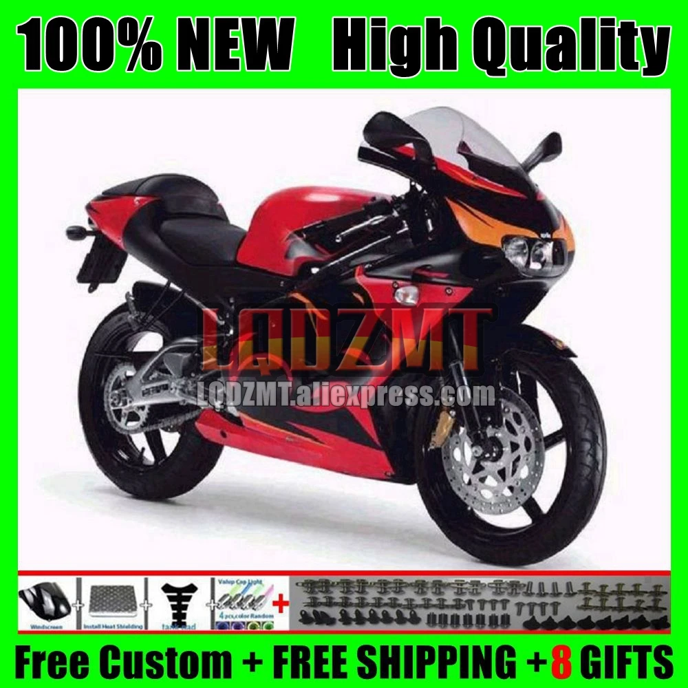 RS125R For Aprilia RSV RS 125 R RR RS-125 109No.1 RS125 Factory red 99 00 01 02 03 04 05 1999 2000 2001 2002 2003 2005 Fairing