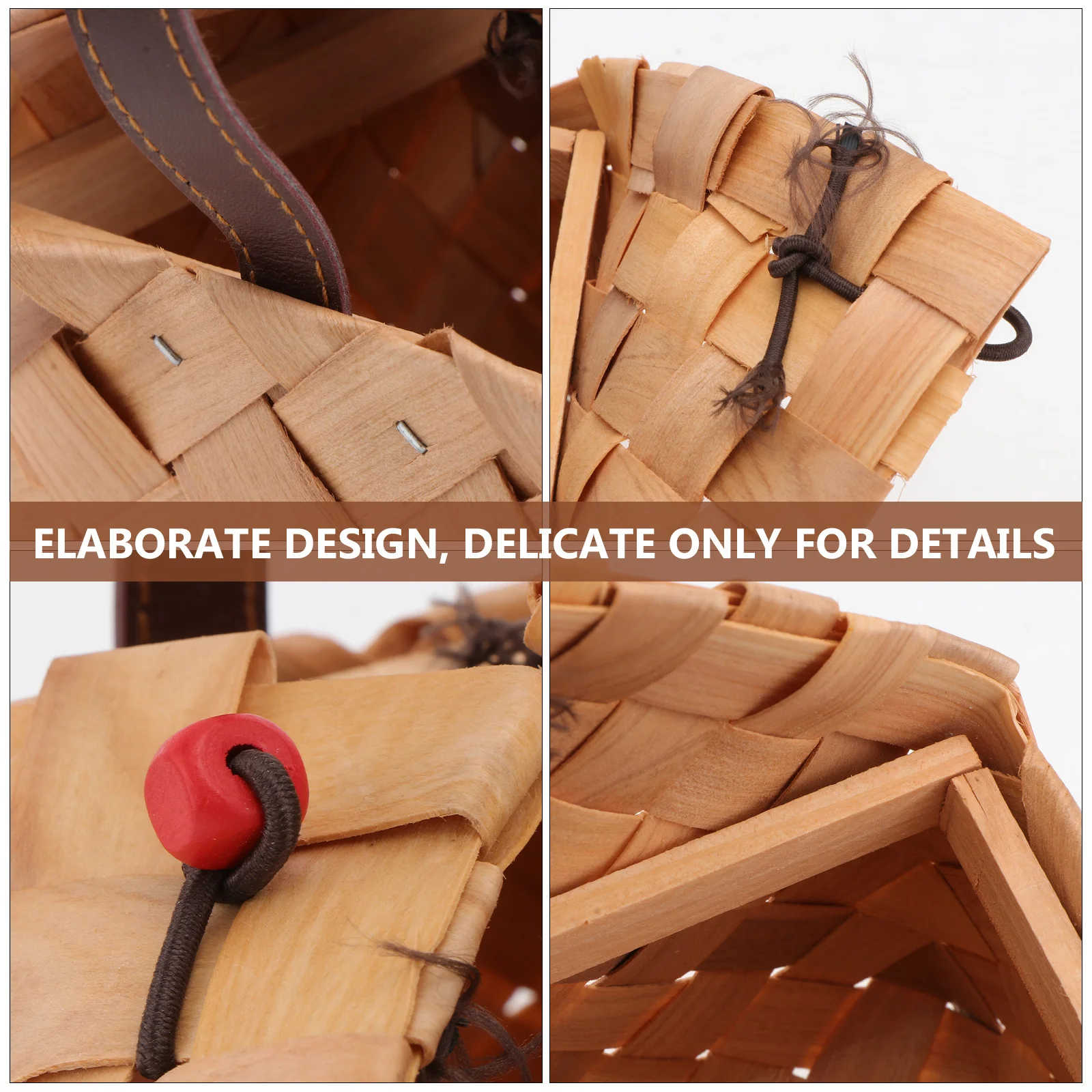 

1Pcs Handheld Gift Basket Premium Woven Storage Container for Party Favor Candy Snacks Present Wrap Birthday Shower