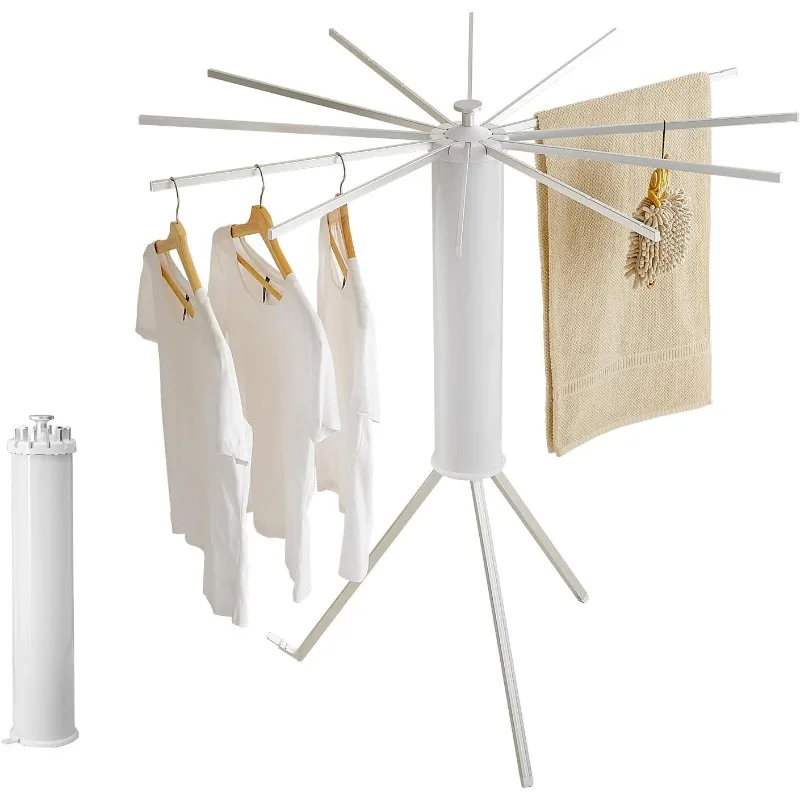 

Tripod Clothes Drying Rack, Garment Rack Portable and Foldable Space Saving Laundry Drying Rack - Drying Rack clothing Floor