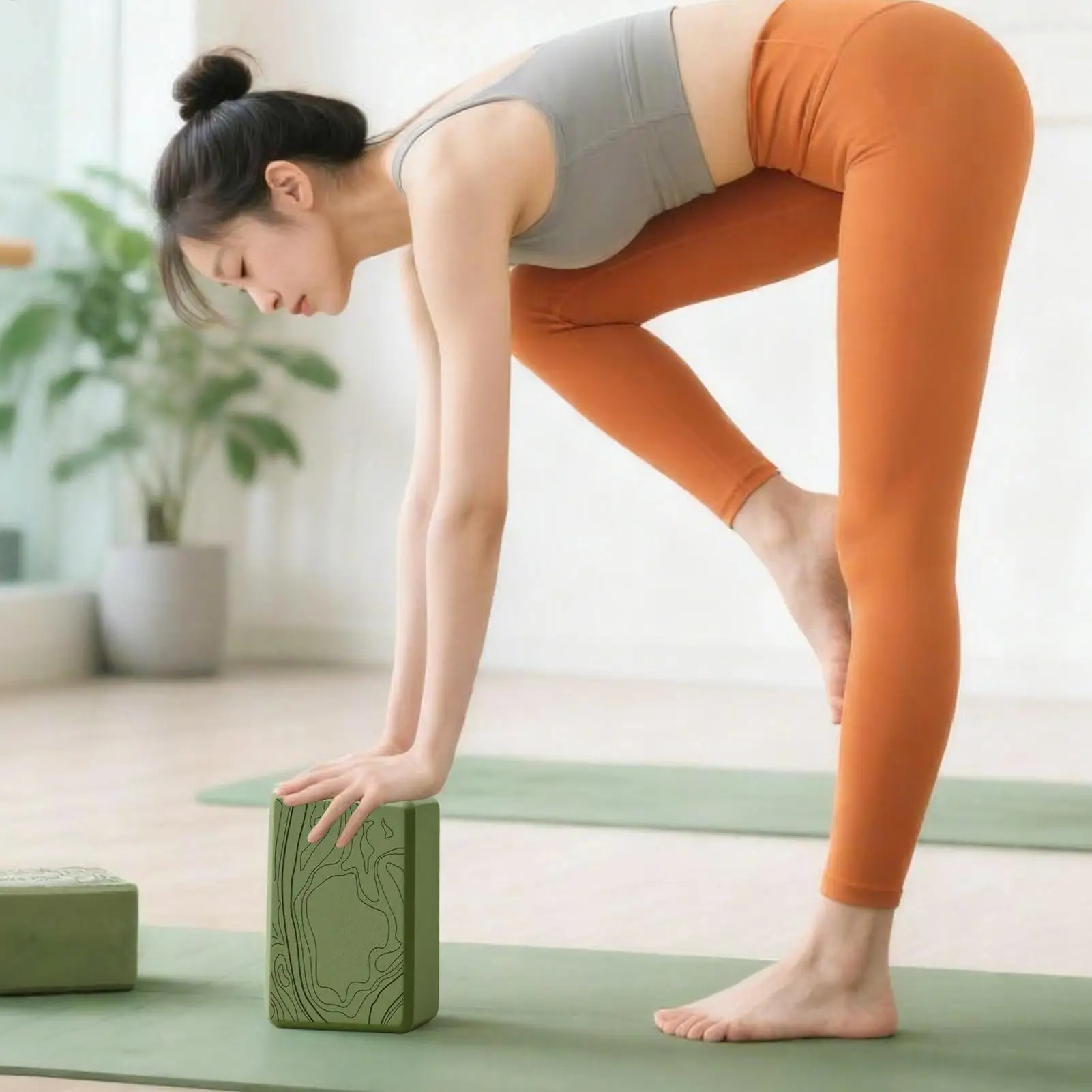 

Нескользящее балансировочное оборудование для йоги, растягивающиеся блоки для женщин и мужчин, тренировки в тренажерном зале, домашние упражнения, фитнес, танцы, медитация