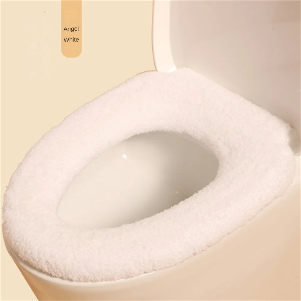 Not Easy To Fade Winter Toilet Seat Mat Hygienic Insulation From The Cold Comfortable Easy To Clean Toilet Ring Lid Durable