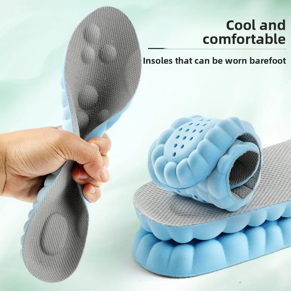 

Insoles Ice - Feeling Insoles for Bare Feet - Breathable Sweat - Absorbing Anti - Odor Ideal for Sports Casual and Martin Boots