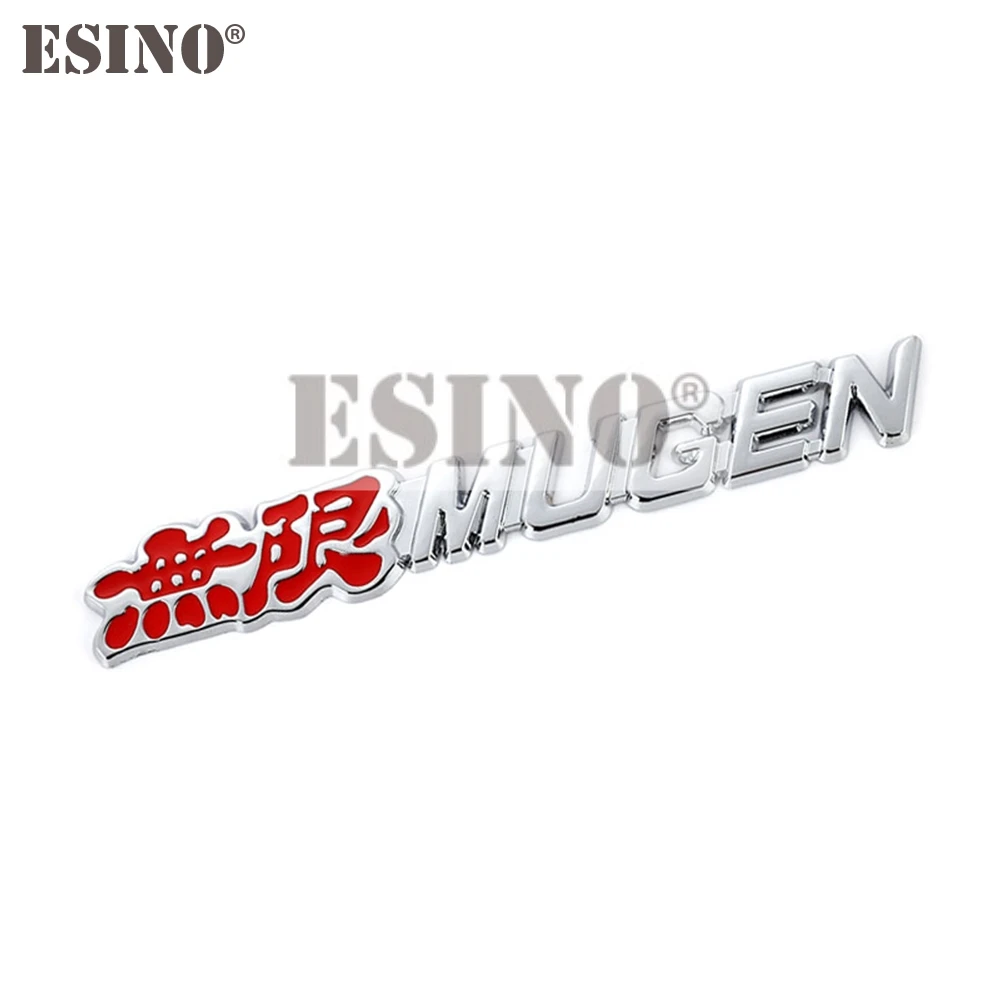 Car Styling 3D Metal Chrome Zinc Alloy Emblem Car Body Badge Sticker Decal Auto Accessory for Honda Mugen Power view 4