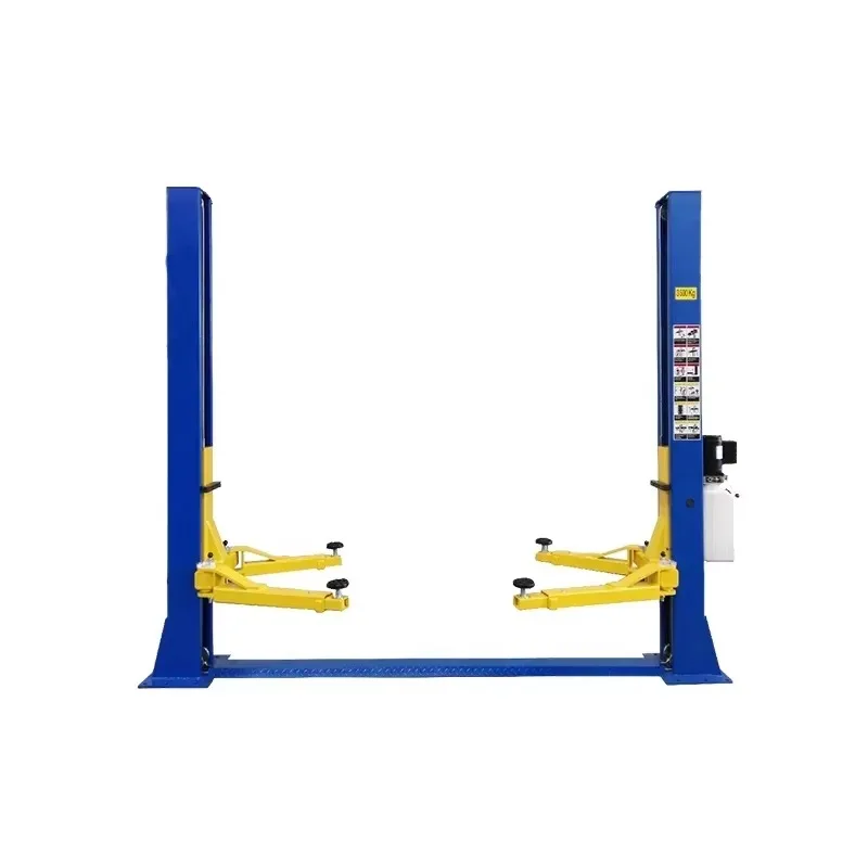 CE Certified Floor Frame Type Two-column Lift(Manually Unlock) 2 Post Base Plate Car Lift UE-4.0TPFA
