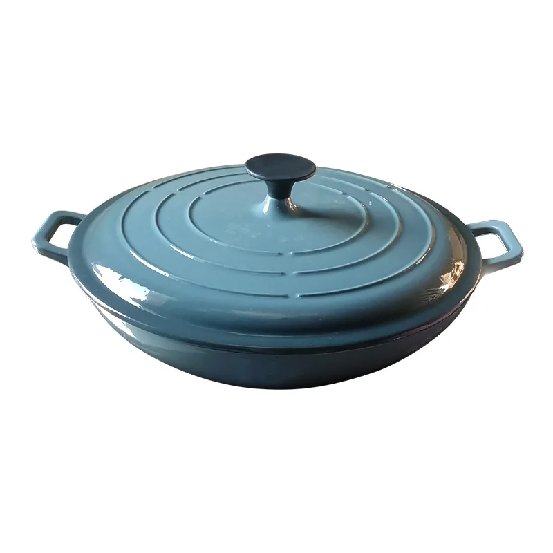 Shallow cooking pot household and commercial induction cooker 32cm