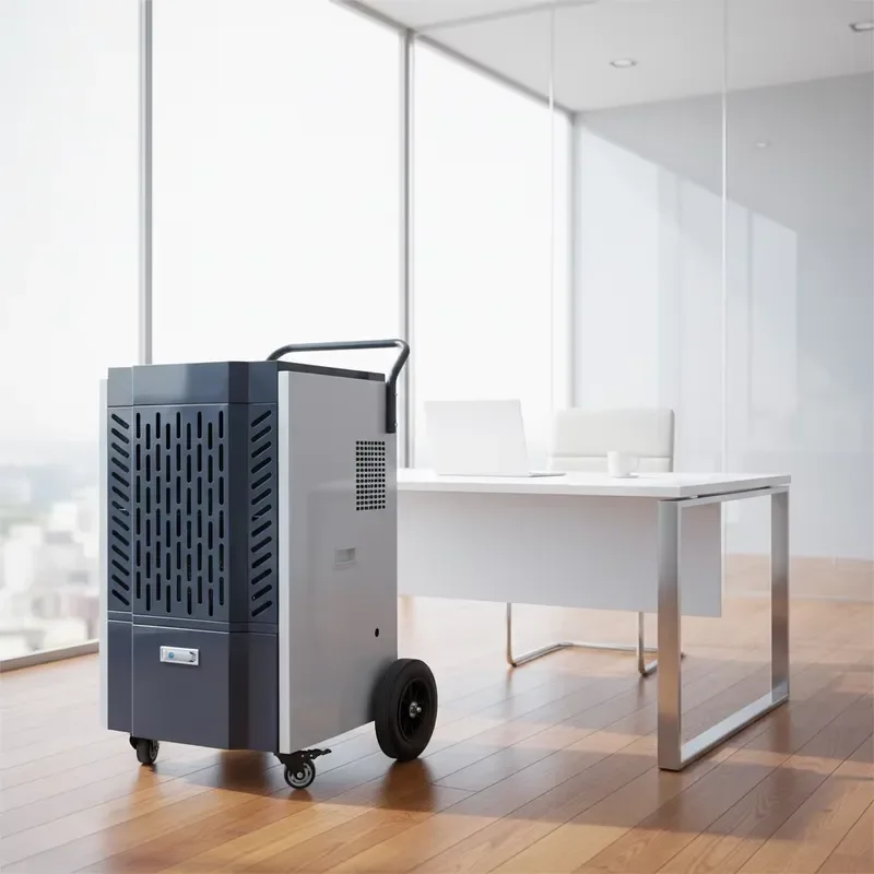 90L Commercial Dehumidifier with Pump Industrial Smart WiFi Remote Control Large Capacity Moisture Remover for Basement