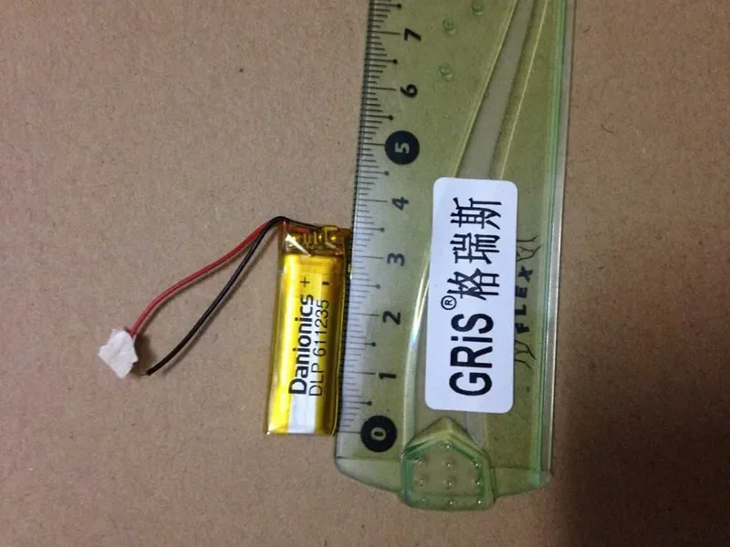 Аккумулятор для записи Bluetooth 3,7 В 551235601235061235   260 мАч полимерный