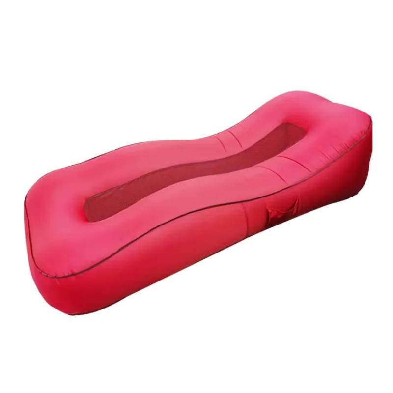 

Fast inflatable lazy sleeping bag beach recliner air sofa