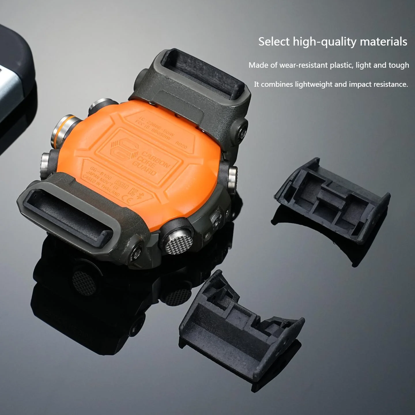 For Casio G-SHOCK GG-B100 Watch BandInterface Small Mud King Third Generation Glial Head Grain Conversion Interface Accessories