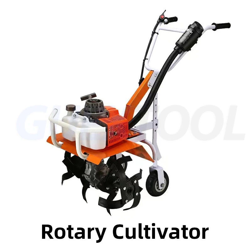 

Multifunctional Rotary Tiller Gasoline Micro Rotary Tiller Loosening Soil Digging Ditches Weeding Rotary Digging Rotary Tiller