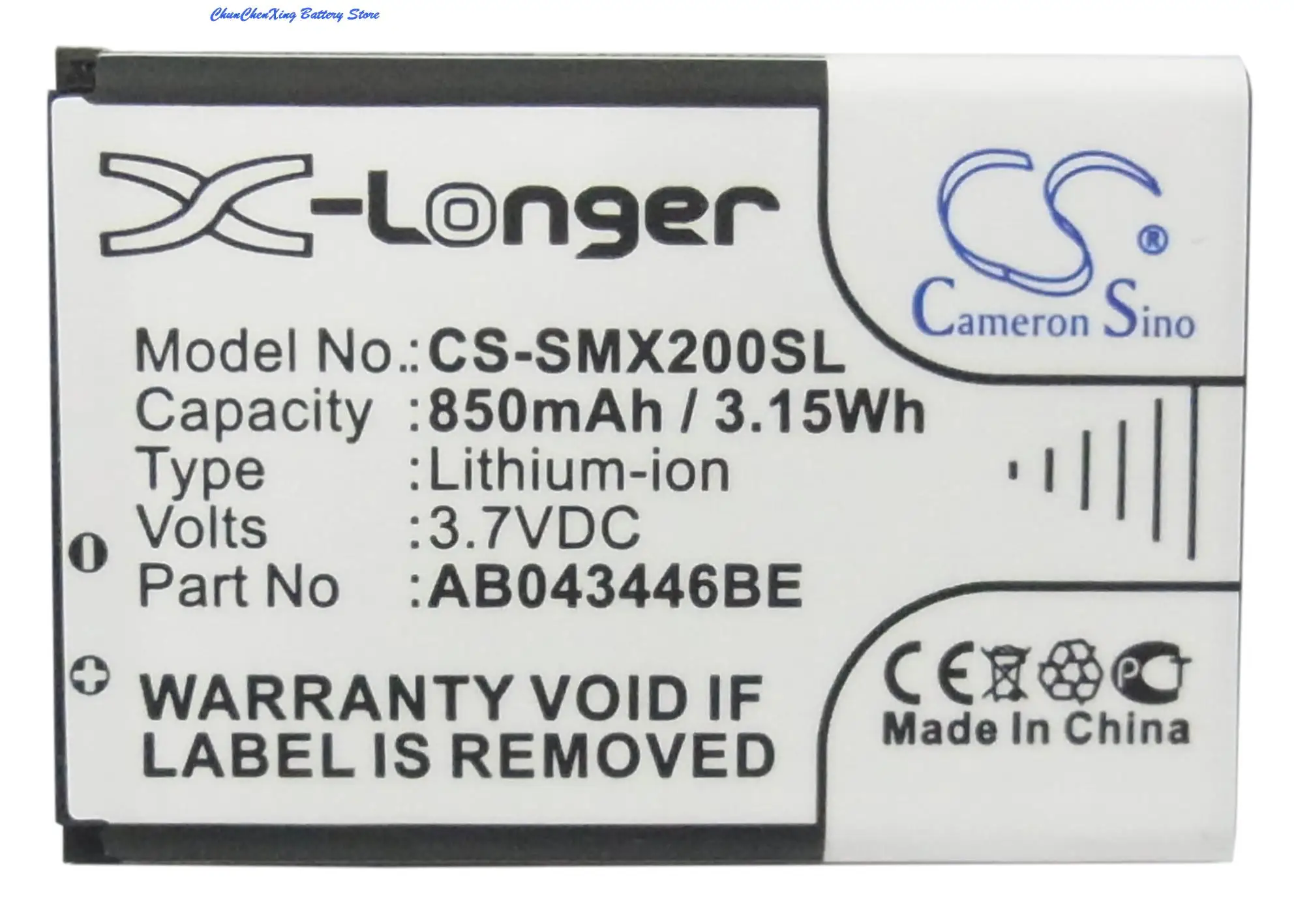 Bateria para Samsung GT-C5212,E1080,B2100,D528,D720,D728,D730,E339,E329,F299,M628,E258, 850mAh, AB043446BE,AB463446BC