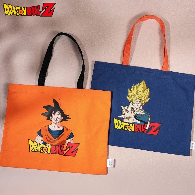 Dragon Ball Son Goku Vegeta Anime Zweidimensionale Leinentasche Praktisch zum Ausgehen, Große Kapazität Schulter- und Handtasche – Detail 3