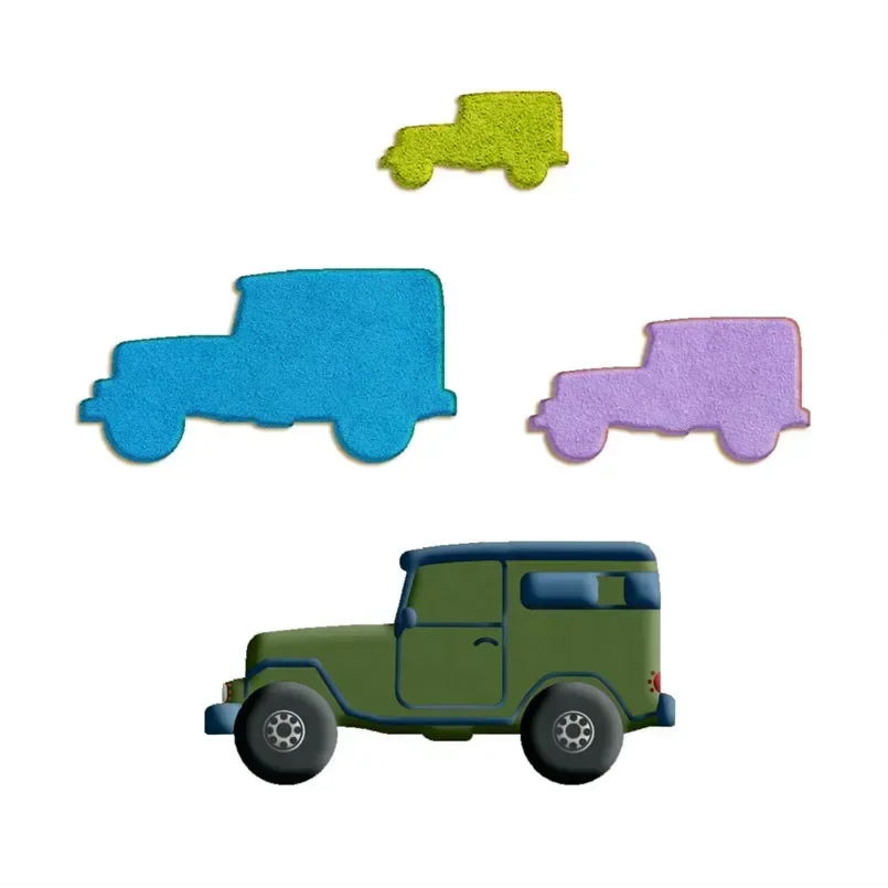 

Four Specification Cartoon Transportation Tool,Old Style Officer Vehicle,Plastic Mold,Cake Fondant Tool,Cookie Sushi Cutters