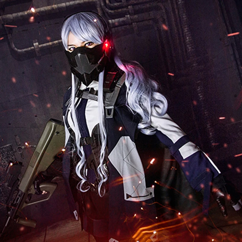 Game Girls Frontline AK12 Cosplay Costume AK-12 Uniform Fighting Battle Suit Halloween Costumes for Women Fancy Party Outfit