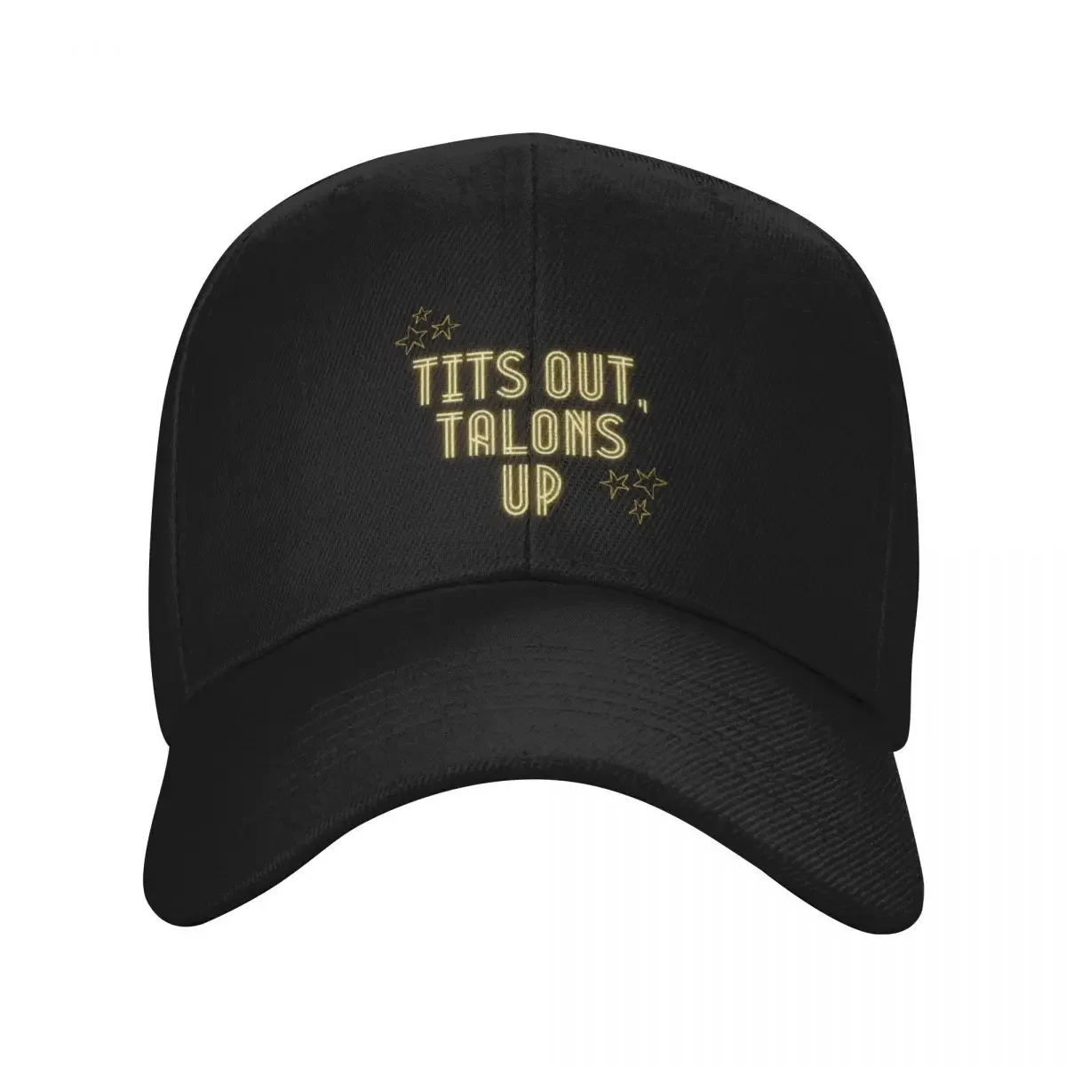 tits out, talons up Baseball Cap Military Cap Man Big Size Hat Mens Women's