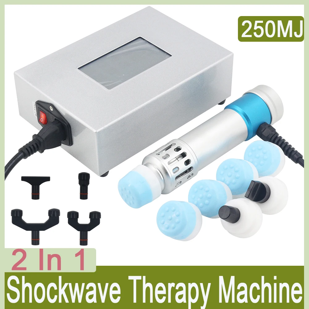 

2025 New Shockwave Therapy Machine ED Treatment 2 In 1 Shock Wave Chiropractic Pain Relief Physiotherapy Body Massager