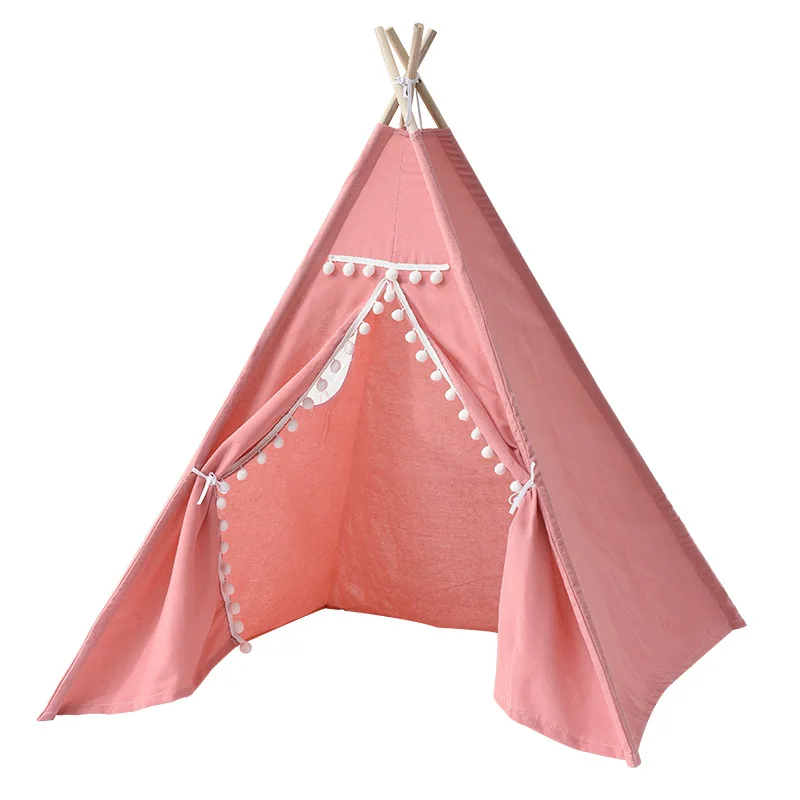 1.35/1.6m Portable Children Tipi Tents Teepee Tent For Kid Play House Wigwam for Children Tipi Infantil Kid Tent Girl play room