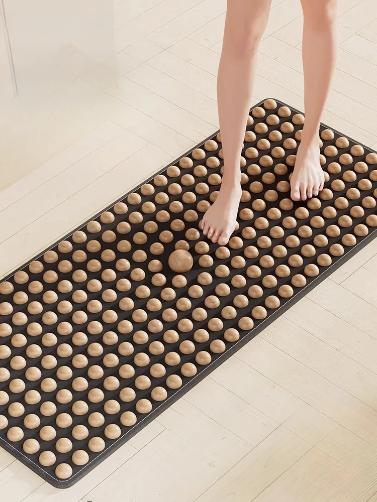 

Solid Wood Ultra Slow Jogging Acupressure Board Foot Massage Mat Meridian Dredging