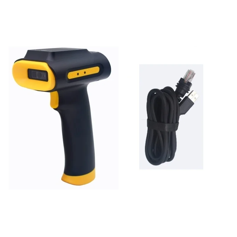 860-960 ميجا هرتز UHF RFID قارئ محمول UHF الماسح الضوئي 2D مسح الباركود بندقية RFID محطة البيانات لإدارة جرد المستودعات