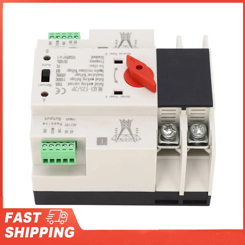 

Передача ATS, двойная мощность, автоматическая передача, 110 В переменного тока, 690 В переменного тока, изоляция, стабильная, 50 Гц, 60 Гц для дома