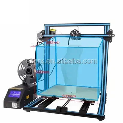 Hete Verkoop Hoge Precisie CR-10 Multicolor Diy Grote Metalen 3d Printer Crealiteit Cr-10s3 S4 S5