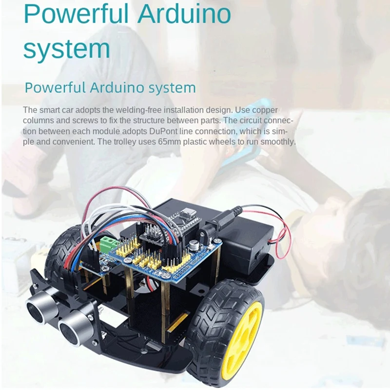 Kit di programmazione robot intelligente per auto Kit robot per auto intelligente Kit di programmazione per l'apprendimento della programmazione
