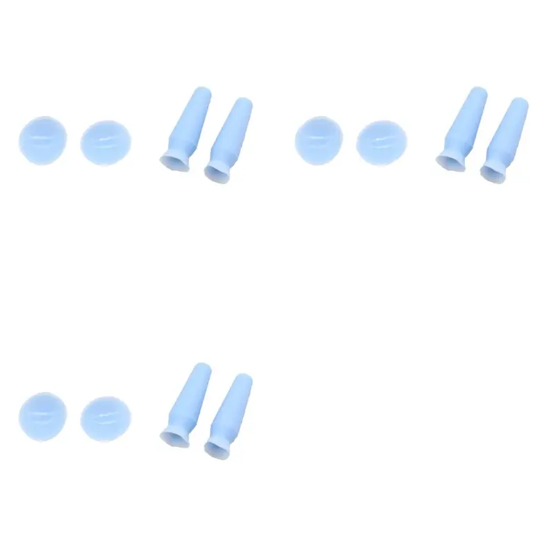 

ABHB-6X Silicone Eyeball Protective Cover Eyelid Pad Embedded Wire Double Eyelid Protector Prosthetic Eye Piece Suction Cup B