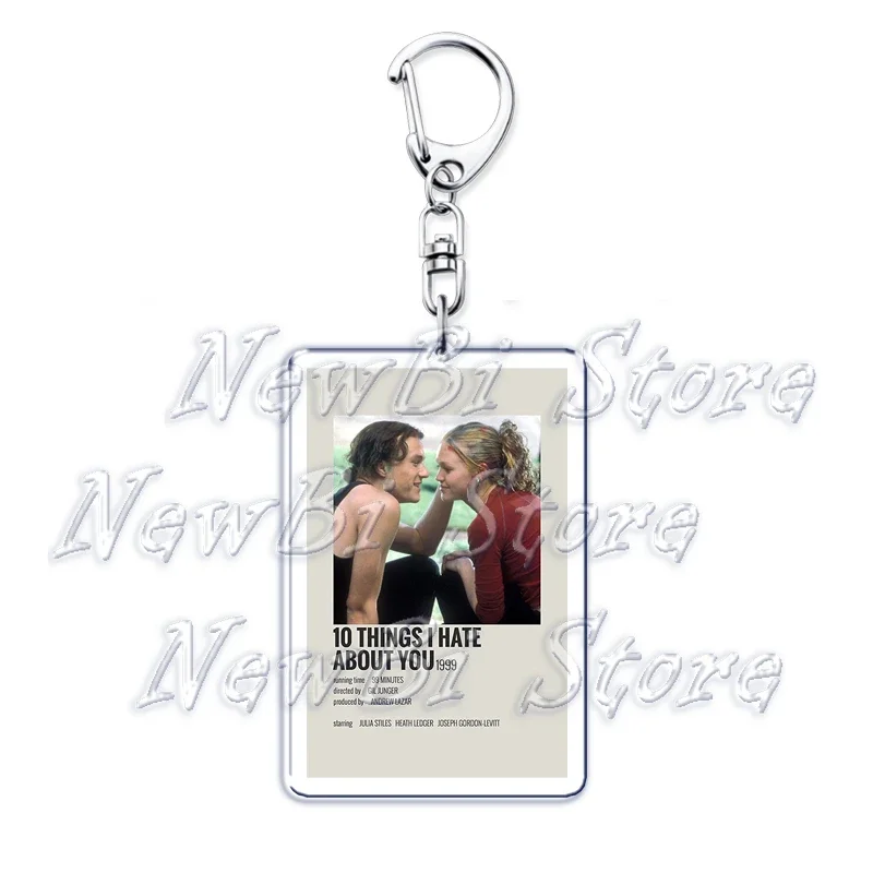 Classic Love Movie Films Keychains Little Women Titanic Pendant Keyring for Accessories Bag Key Chain Ring Jewelry Fans Gifts