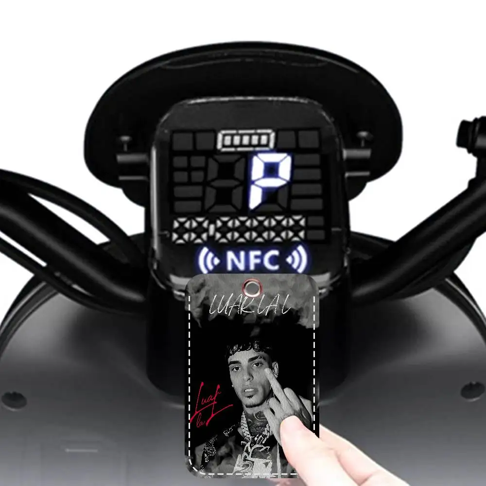 Popular Music Rapper Singer L-luar La L Keychain With Access Card Holder, Bus Pass & Meal Card Card Protective Case For Security