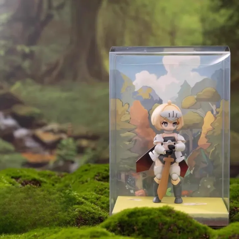 الشكل هدية لعبة Isekai مجلة السفر رينيلي براون المبتدئ المحارب Q-نسخة Mecha فتاة التجمع نموذج مفصلية عمل الشكل