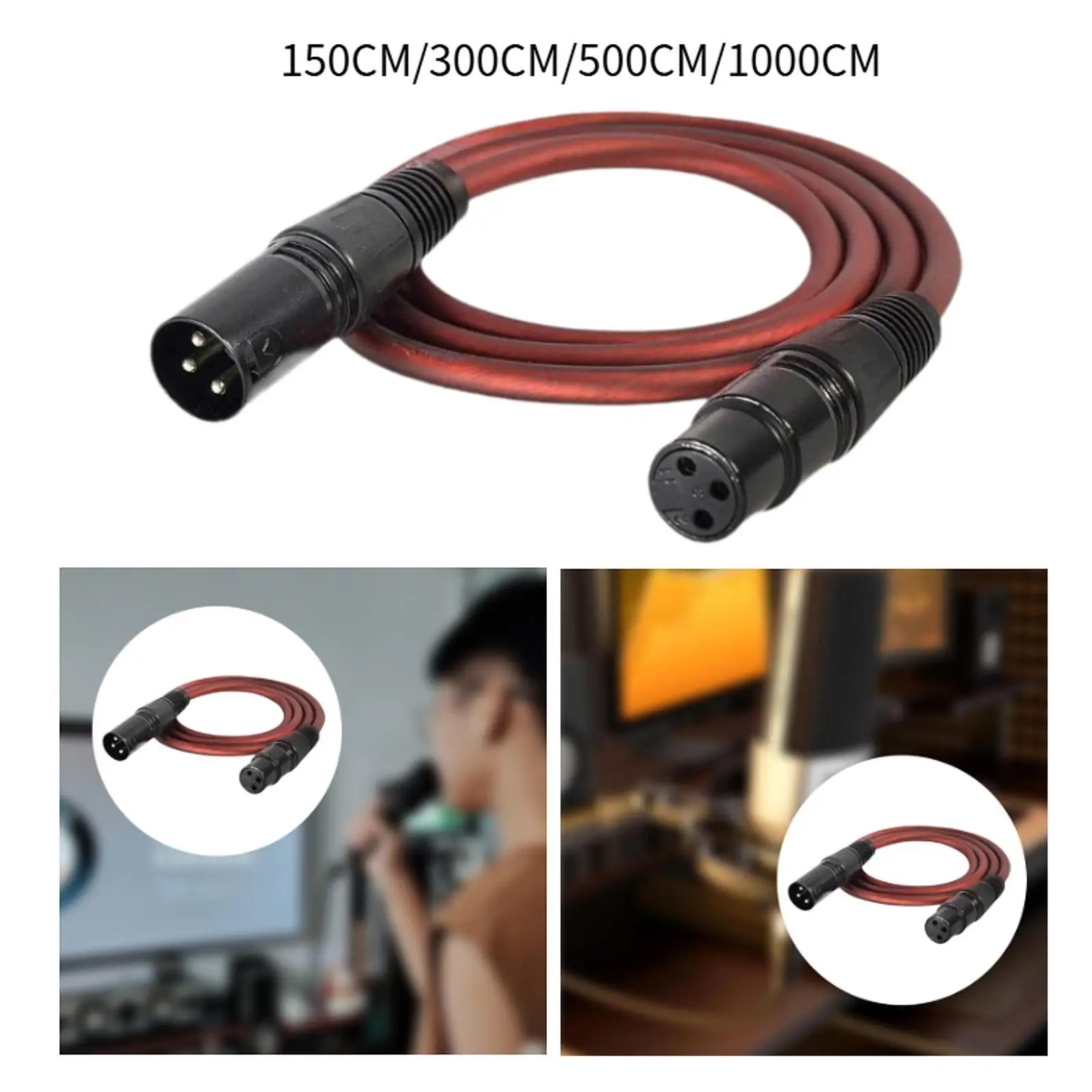 

Микрофонный кабель XLR «папа-мама», удобный для переноски микрофонный кабель для усиления звука, КТВ, сценическая звуковая студия, настройки домашнего кинотеатра