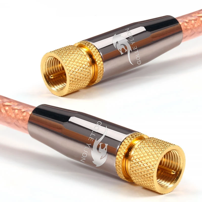 

Premium RF Cable F Plug to F Plug for TV STB CCTV Receiver OFC HD F Type Cable Gold-plated Jack 1M 2M 3M 5M 8M 10M 12M